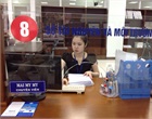 Quầy 8 - Bộ phận tiếp nhận và trả hồ sơ - Tầng trệt - Tòa nhà trung tâm hành chính 